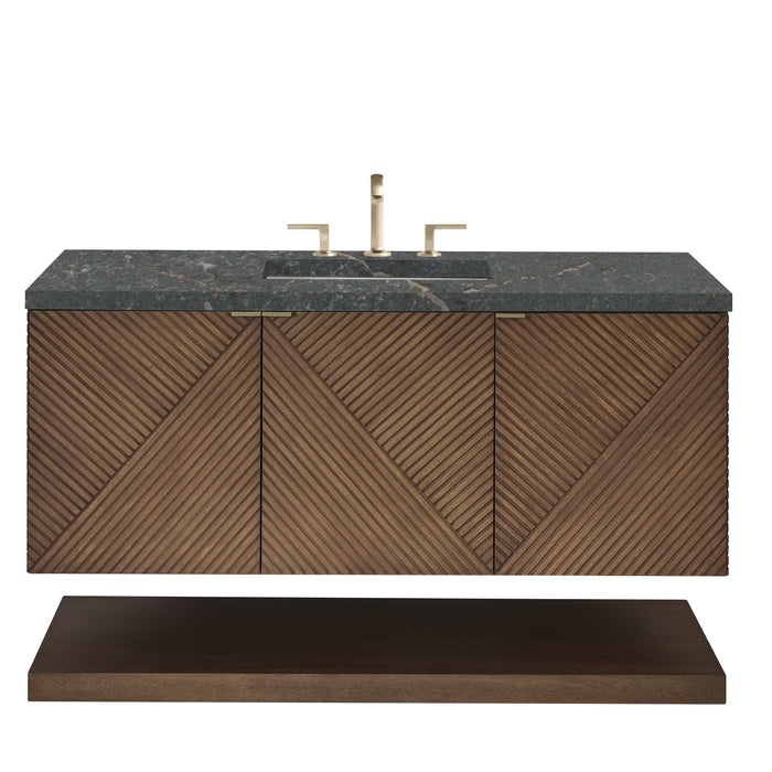 James Martin Marcello 48" Floating Single Bathroom Vanity, Chestnut