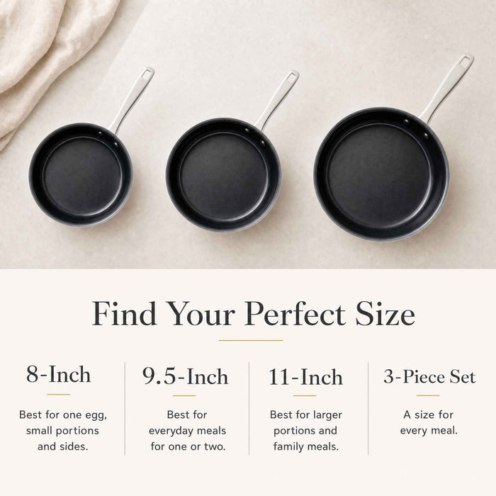 5-Ply Nonstick Stainless Frying Pan