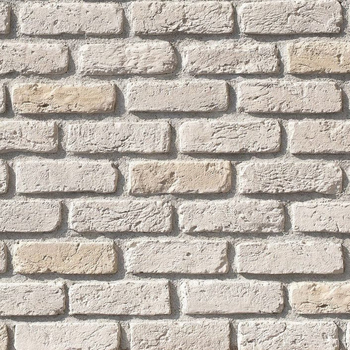 Barok Milk White Manufactured Stone Handmade Brick Veneer - Livfloors Collection