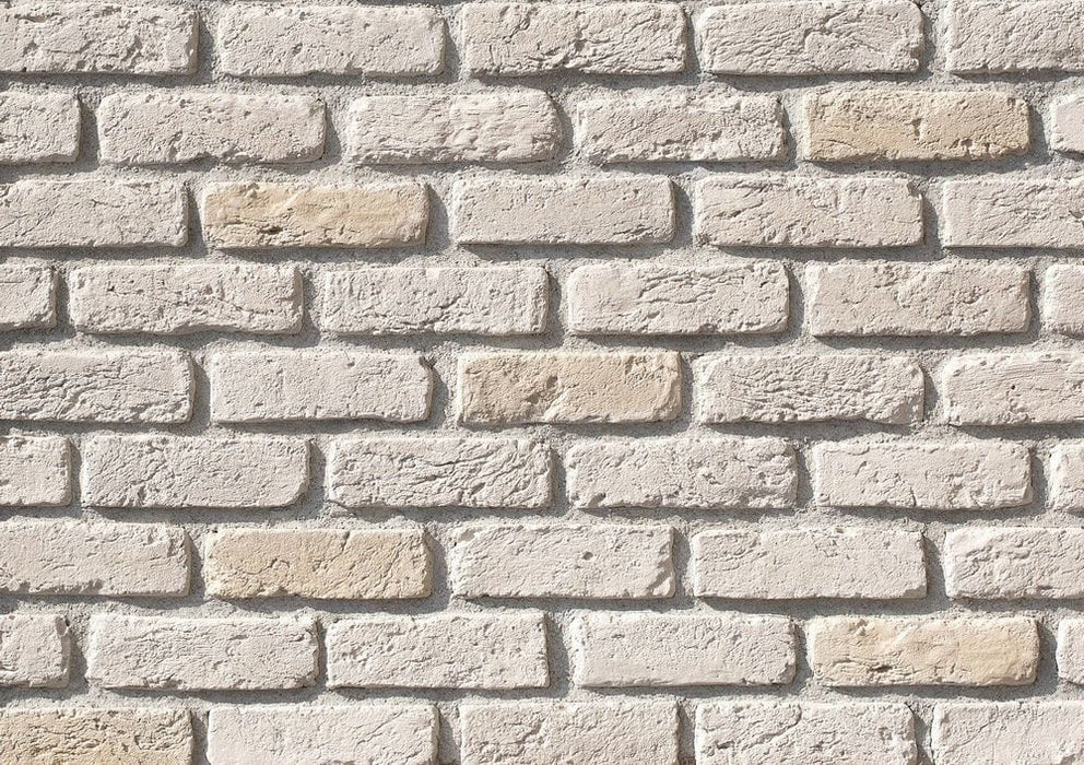 Barok Milk White Manufactured Stone Handmade Brick Veneer - Livfloors Collection