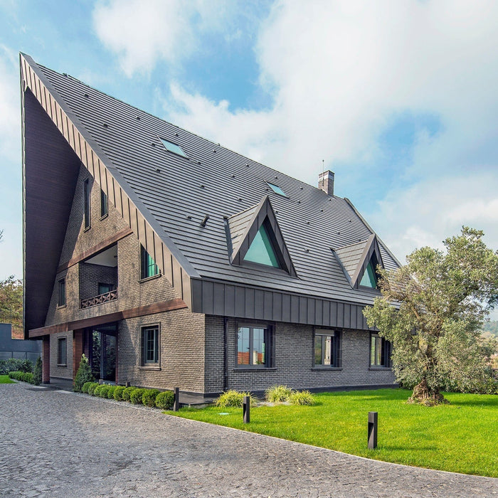 Granulbrick Dark Grey Manufactured Stone Handmade Brick Veneer - Livfloors Collection