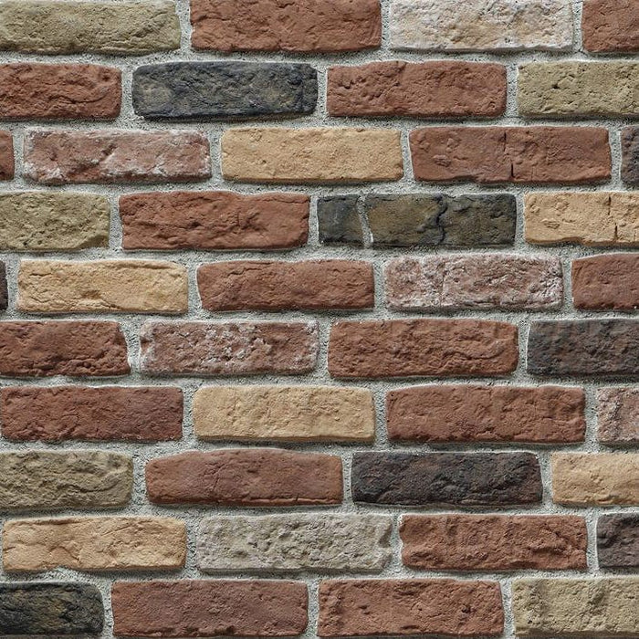 Granulbrick Mix 2 Manufactured Stone Handmade Brick Veneer - Livfloors Collection