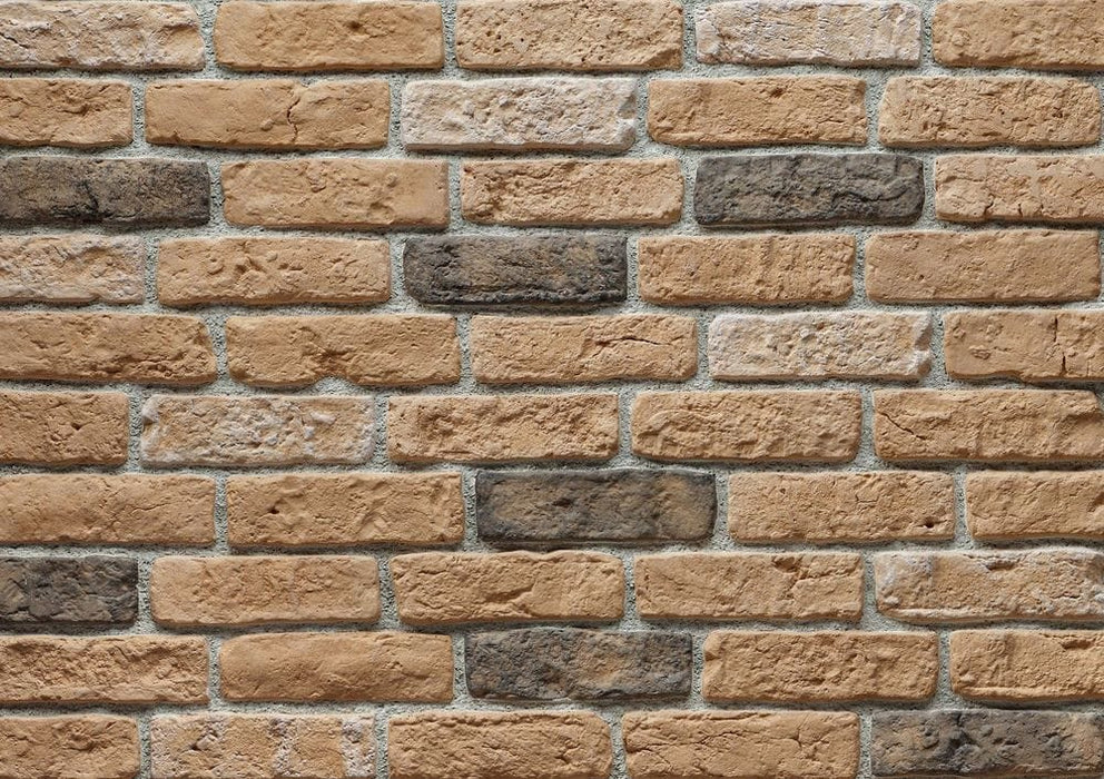 Granulbrick Pink Manufactured Stone Handmade Brick Veneer - Livfloors Collection