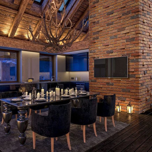 Loft Autumn Manufactured Stone Handmade Brick Veneer - Livfloors Collection