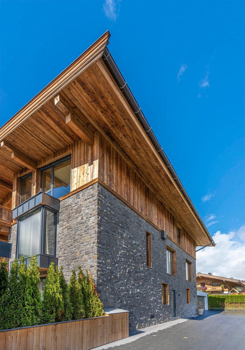 Ashlar Pattern Masso Anthracite Manufactured Stone Handmade Veneer - Livfloors Collection