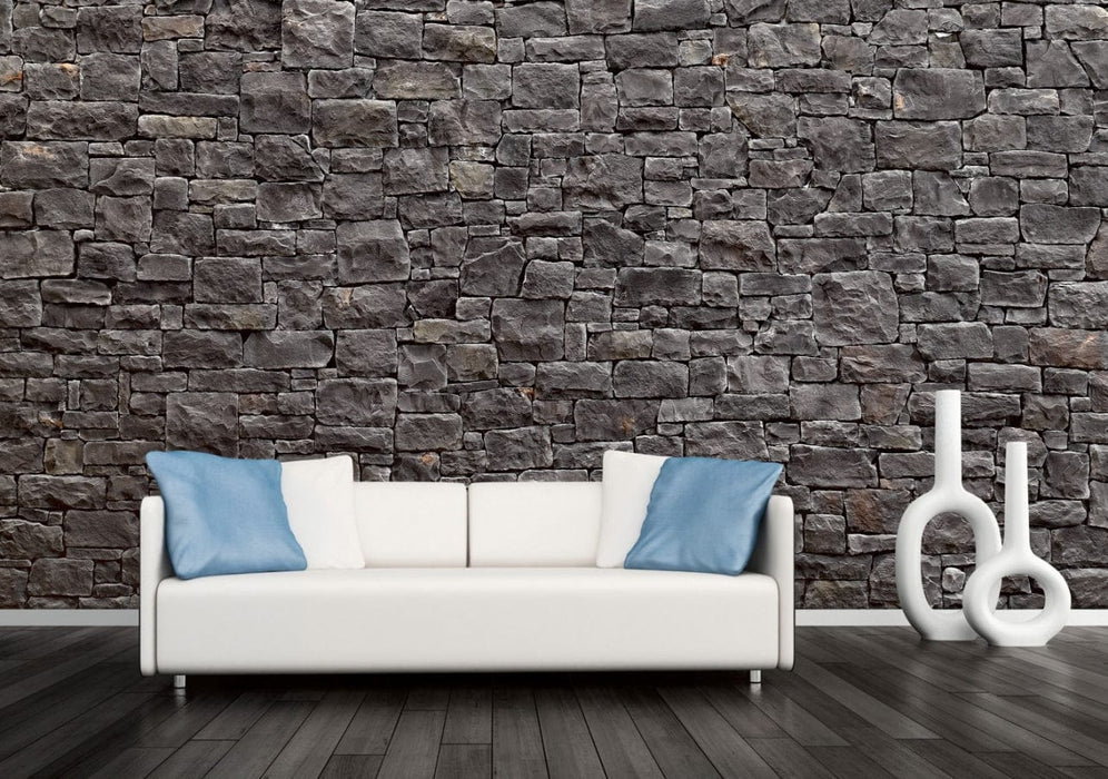 Ashlar Pattern Masso Anthracite Manufactured Stone Handmade Veneer - Livfloors Collection