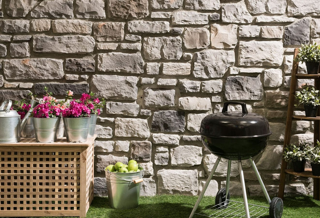 Ashlar Pattern Masso Ash Manufactured Stone Handmade Veneer - Livfloors Collection