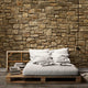 Ashlar Pattern Masso Coffee Manufactured Stone Handmade Veneer - Livfloors Collection