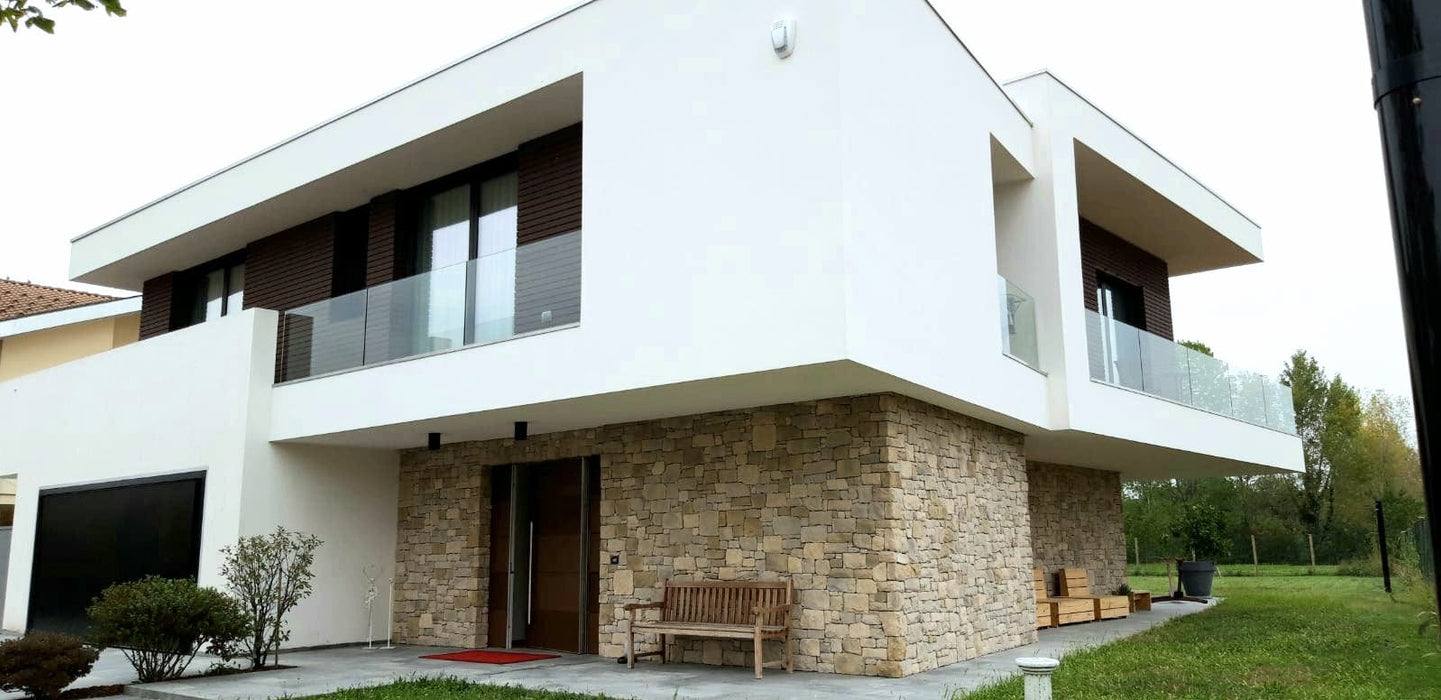 Ashlar Pattern Masso Sand Manufactured Stone Handmade Veneer - Livfloors Collection