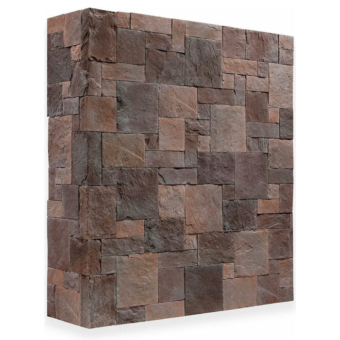 Ashlar Pattern Petra Granat Manufactured Stone Handmade Veneer - Livfloors Collection