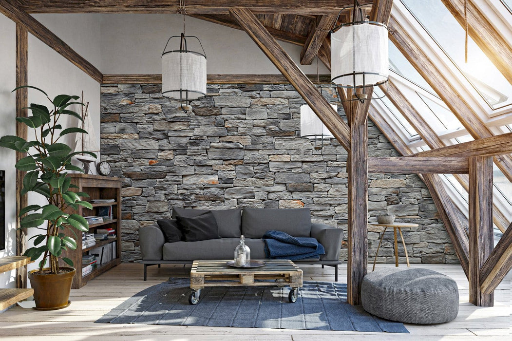 Grand Canyon Ash Slate Look Manufactured Stone Handmade Veneer - Livfloors Collection