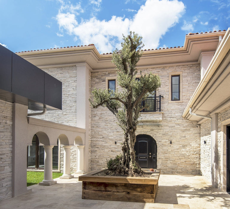 Inka Pearl White Slate Look Manufactured Stone Handmade Veneer - Livfloors Collection