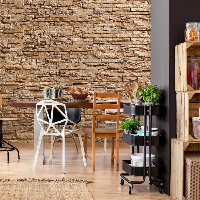 Inka Sand Slate Look Manufactured Stone Handmade Veneer - Livfloors Collection