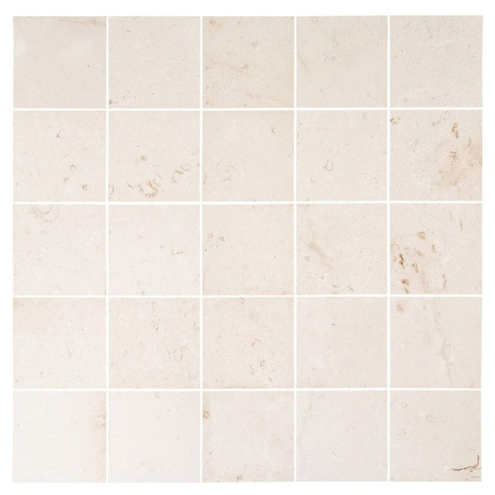 Mayra White Limestone Brushed Floor and Wall Tile-Large Format - Livfloors Collection