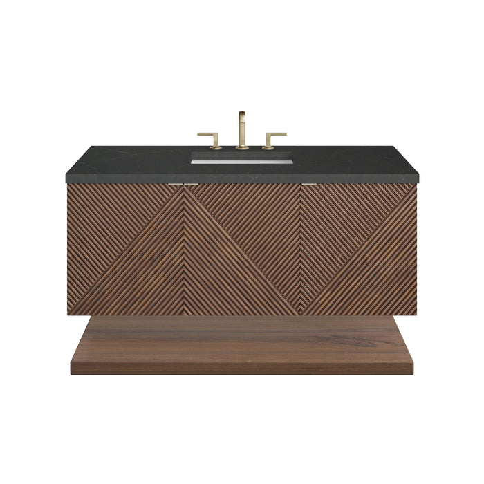 James Martin Marcello 48" Floating Single Bathroom Vanity, Chestnut