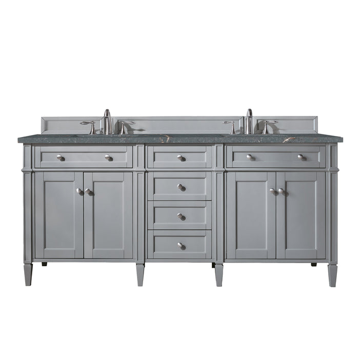 James Martin Brittany 72" Double Bathroom Vanity, Urban Gray