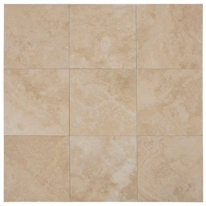 Medium Beige Premium Travertine Honed Floor and Wall Tile - Livfloors Collection