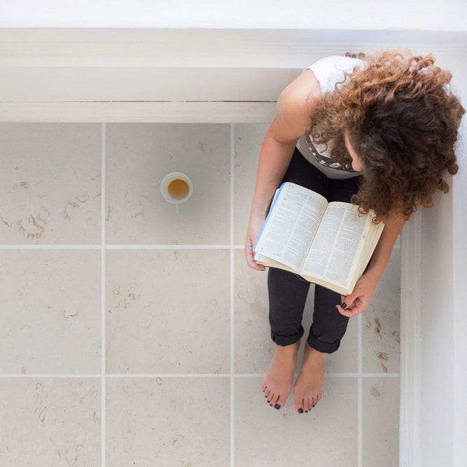 Mayra White Limestone Honed Floor and Wall Tile - Livfloors Collection