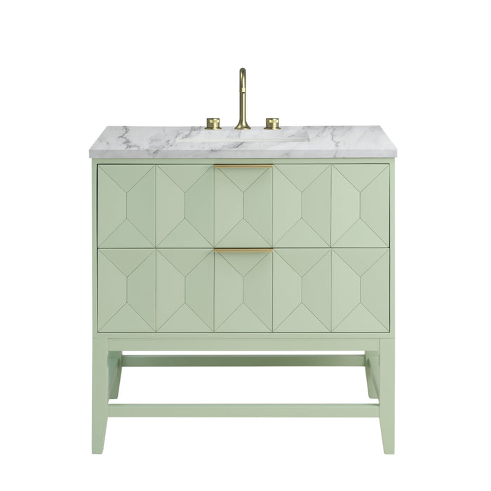 James Martin Emmeline 36" Single Bathroom Vanity, Pistachio