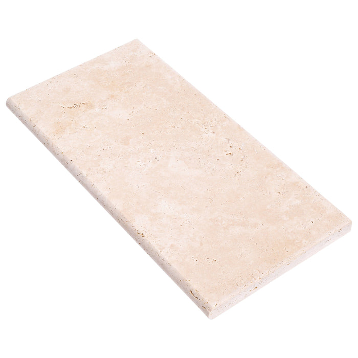 Miletos Ivory 12"x24" Tumbled Travertine Pool Coping - Full Truckload