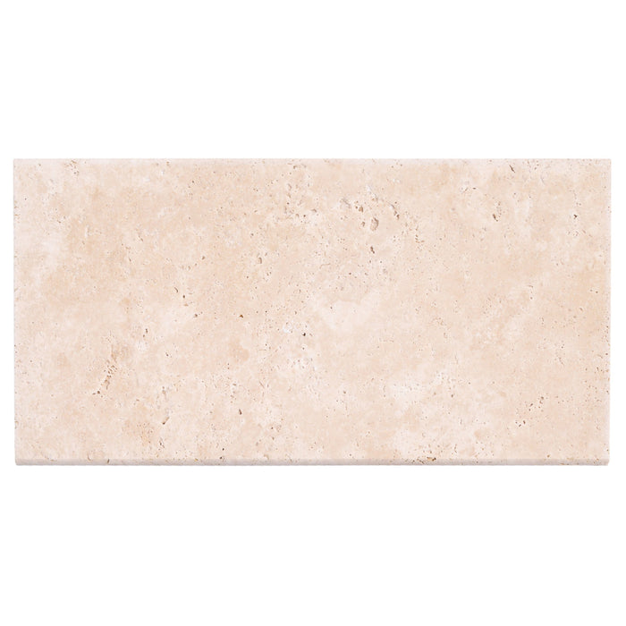 Miletos Ivory 12"x24" Tumbled Travertine Pool Coping - Full Truckload