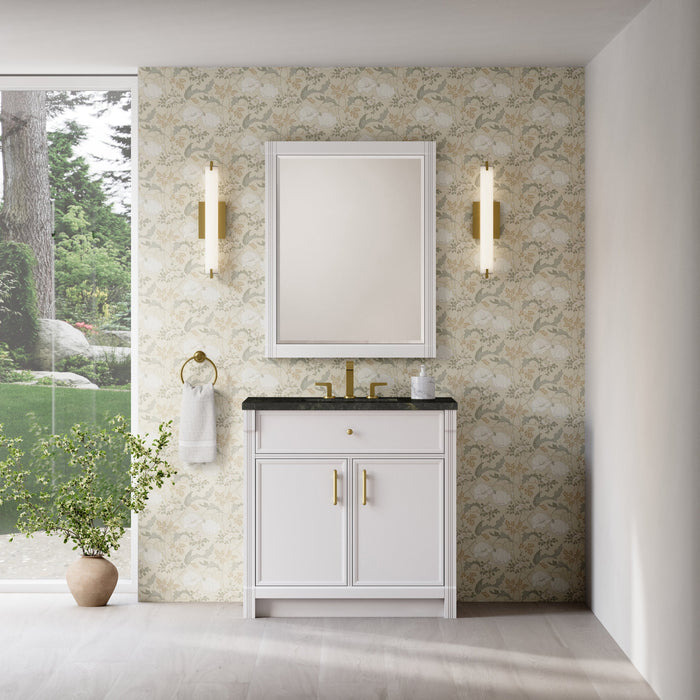 James Martin Bellshire 36" Single Bathroom Vanity, Bright White