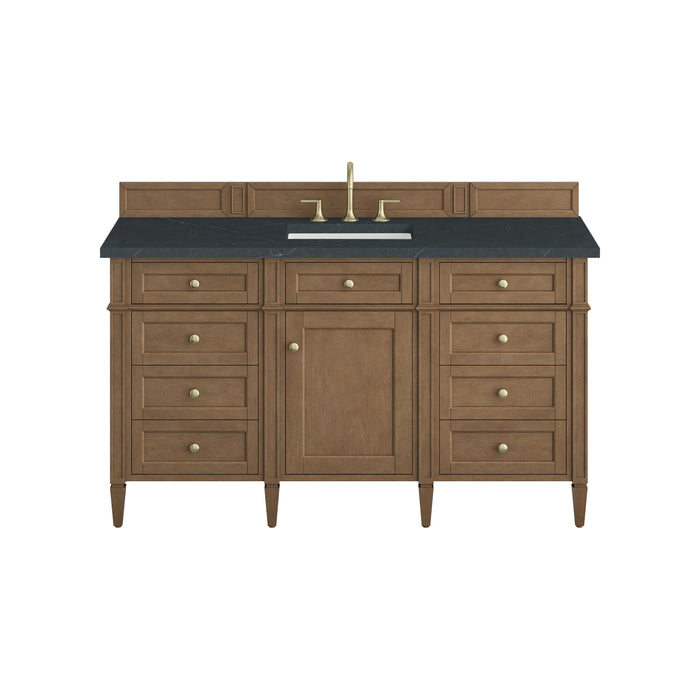 James Martin Brittany 60" Single Bathroom Vanity, Pecan
