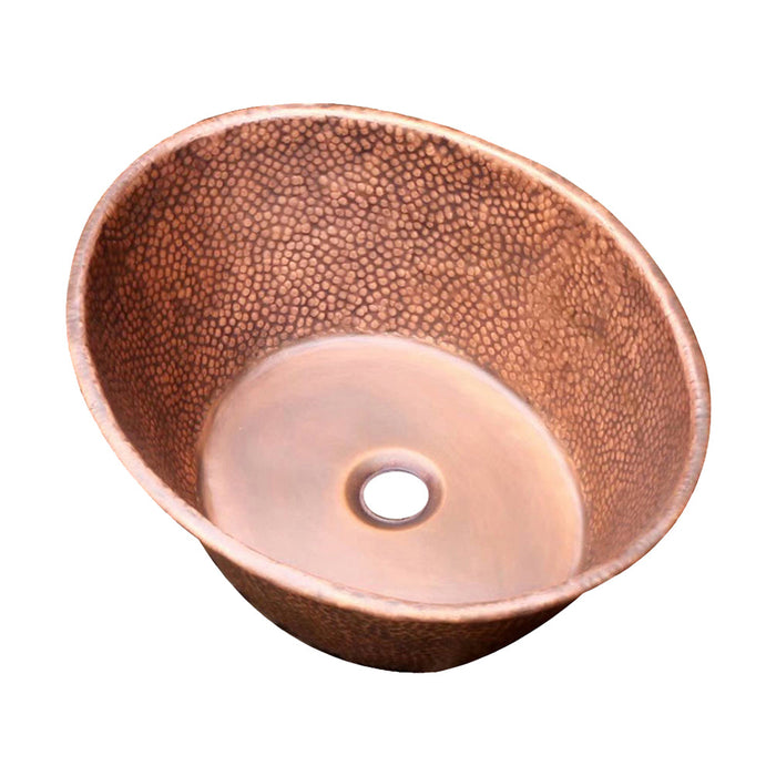Akicon Custom Copper Vessel Sink Handmade Bathroom Basin — AKS214-C