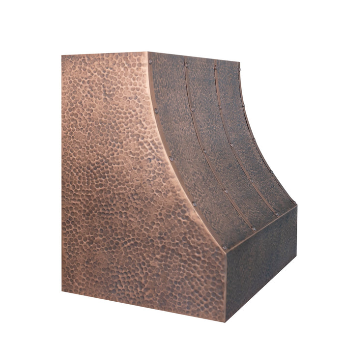 Akicon Custom Copper Range Hood Handmade for Luxury Kitchens — AKH781A-C
