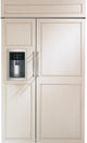 Monogram 48" Built-In Side-by-Side Refrigerator with Dispenser ZISB480DNII