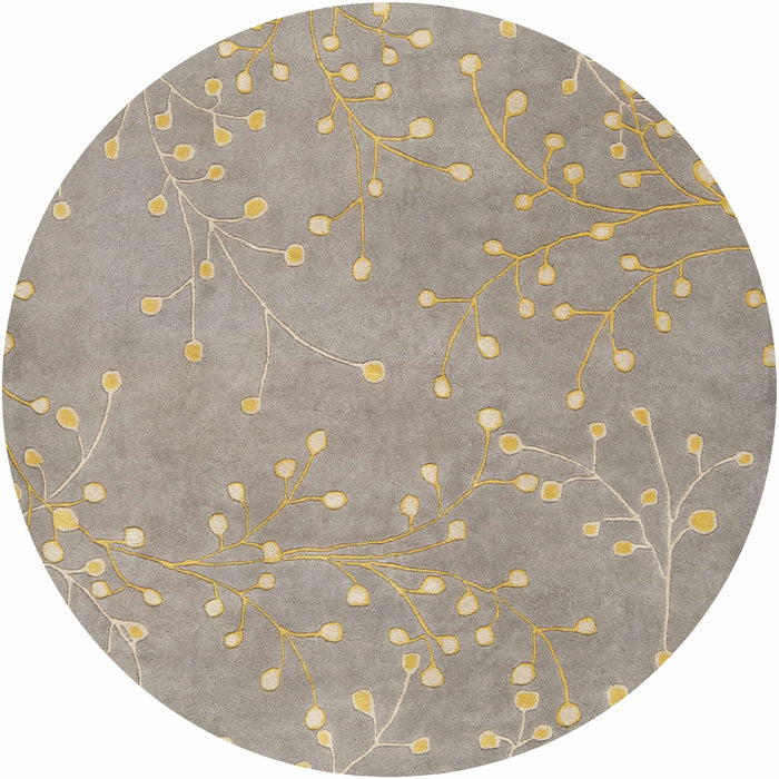Elsu Mustard Wool Area Rug
