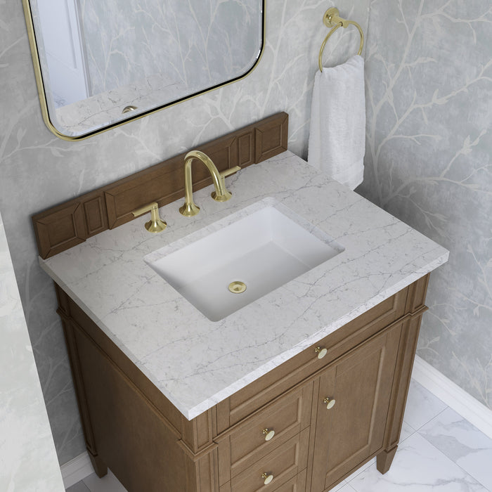 James Martin Brittany 30" Single Bathroom Vanity, Pecan