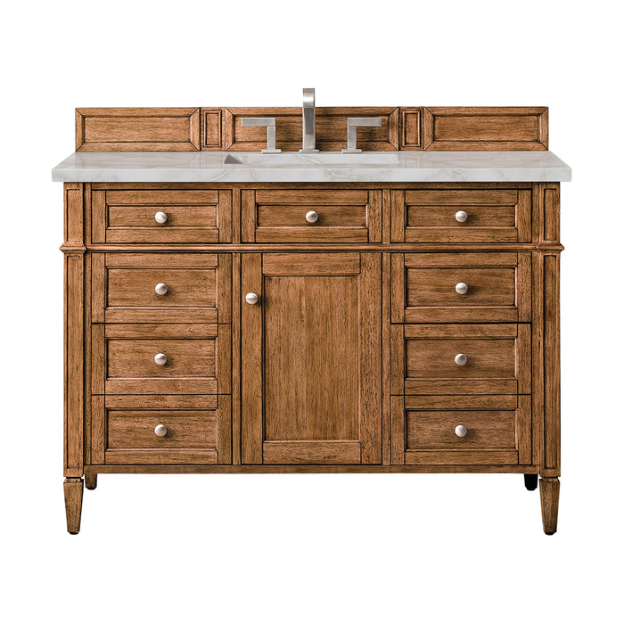 James Martin Brittany 48" Single Bathroom Vanity, Saddle Brown