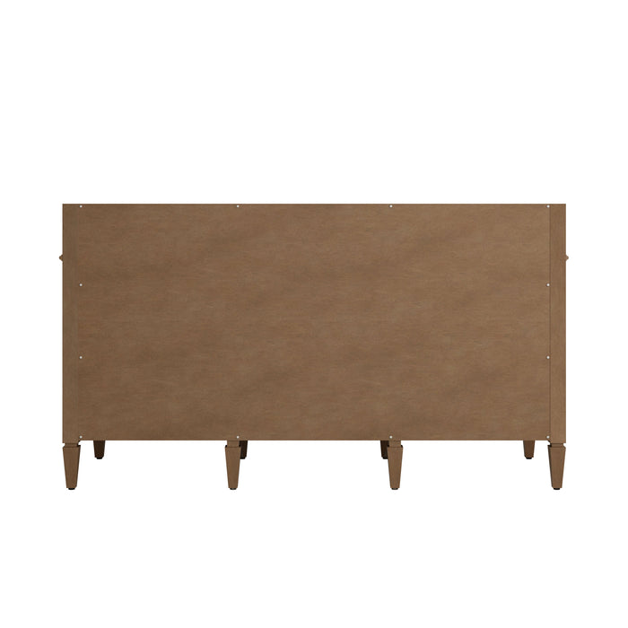 James Martin Brittany 60" Double Bathroom Vanity, Pecan