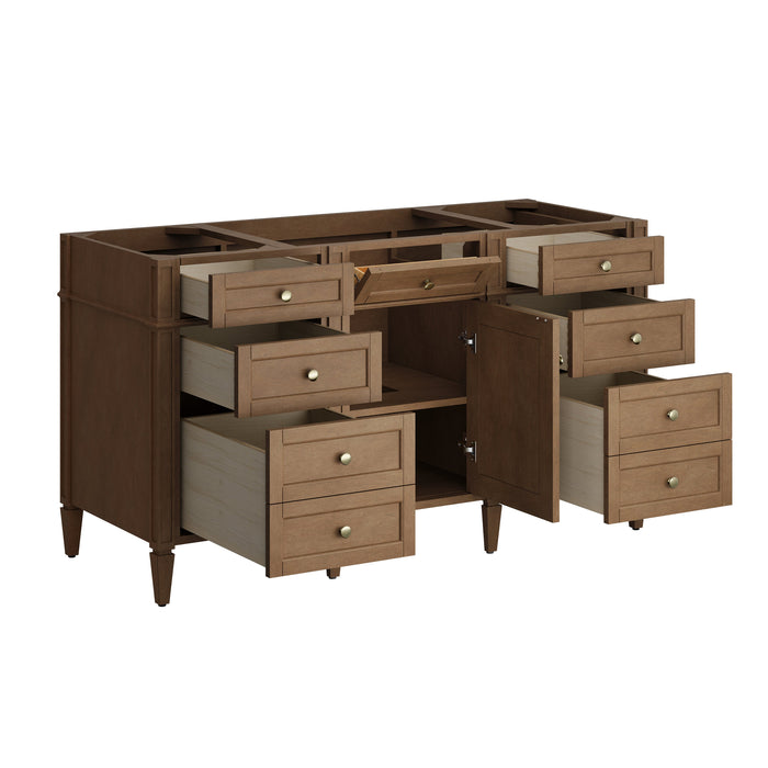 James Martin Brittany 60" Single Bathroom Vanity, Pecan