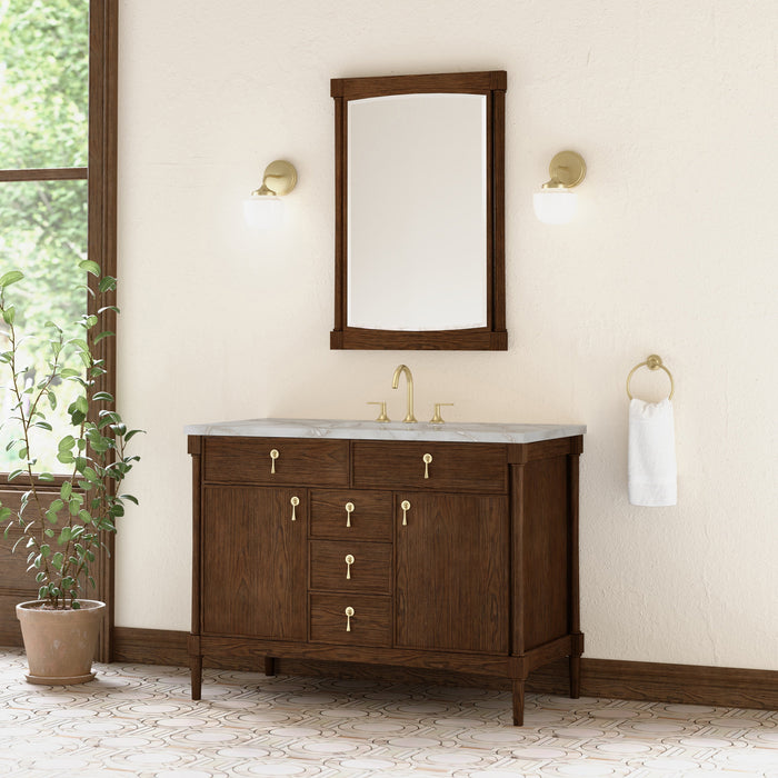 James Martin Kinnsden 48" Single Bathroom Vanity, Sable Oak