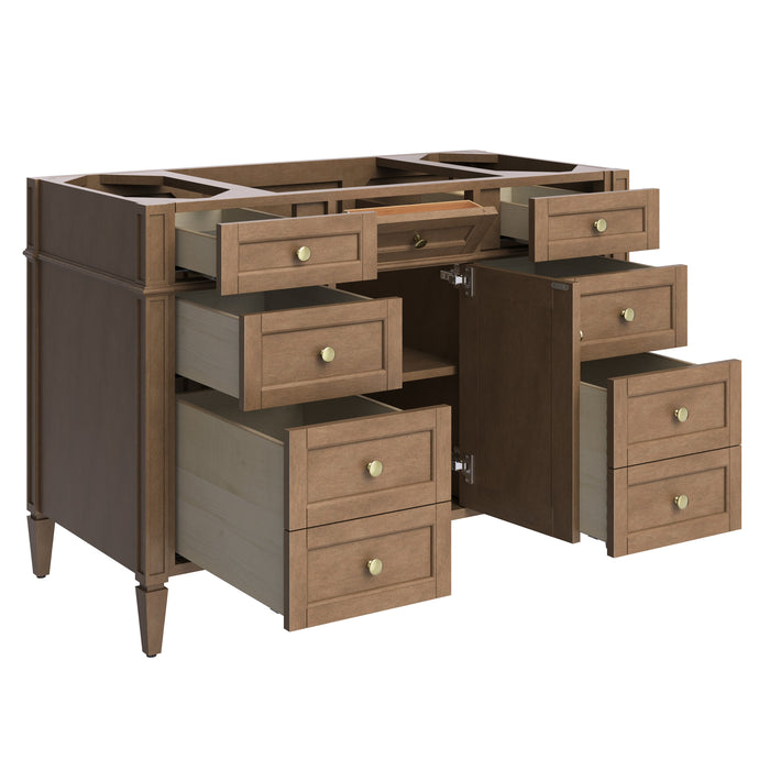 James Martin Brittany 48" Single Bathroom Vanity, Pecan