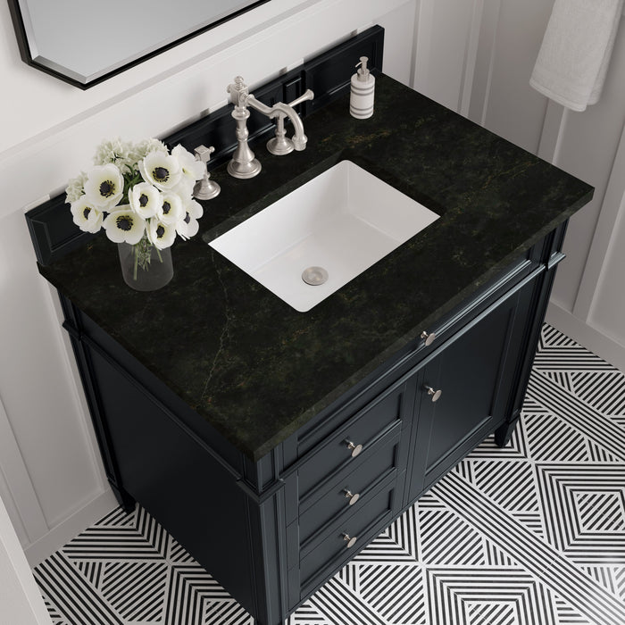 James Martin Brittany 36" Single Bathroom Vanity, Black Onyx