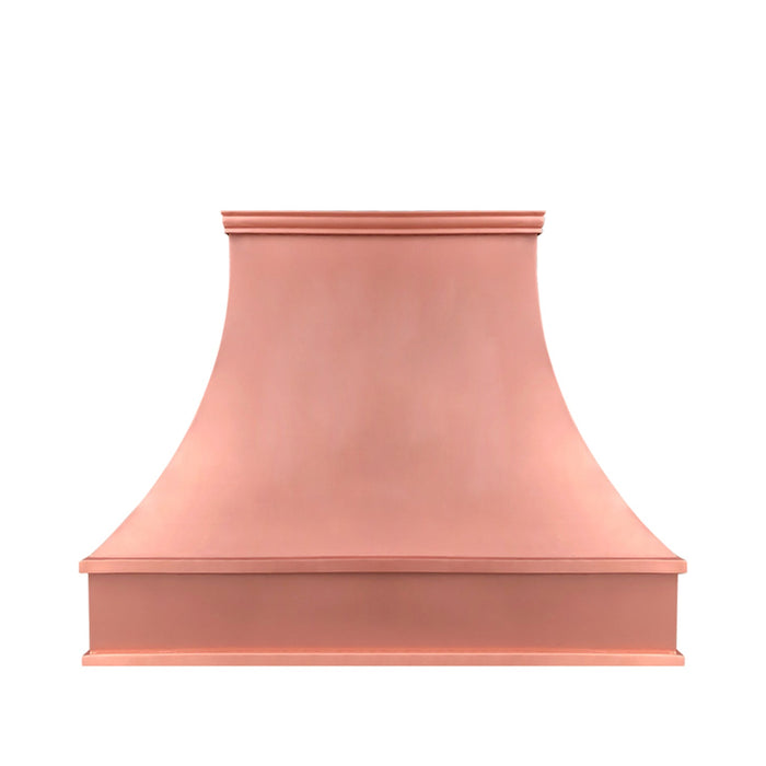 Natural Copper Range Hood Wall Mount Kitchen Vent Hoods 30"W x 27"H