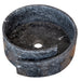 natural stone black marble special design vessel sink surface polished size (D)16" (H)6" (diameter 40.6cm height 15cm) SKU-NTRVS29 product shot angle view