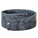 natural stone black marble special design vessel sink surface polished size (D)16" (H)6" (diameter 40.6cm height 15cm) SKU-NTRVS29 product shot front view