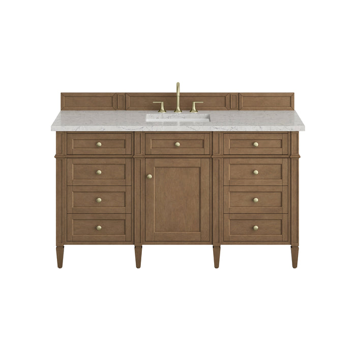 James Martin Brittany 60" Single Bathroom Vanity, Pecan