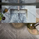 New York Marble Wall-mount Bathroom Sink Hidden Drain Polished (W)20" (L)40" (H)8"