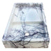 New York Marble Wall-mount Bathroom Sink Polished (W)16" (L)24" (H)5" side view