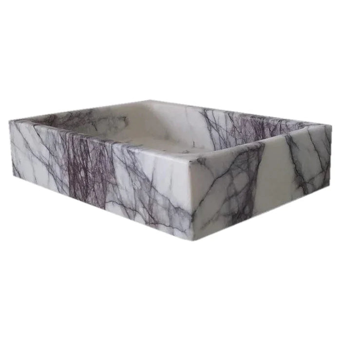 Turkish Marble Rectangular Wall-mount Bathroom Sink - Polished 16x24x5