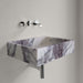 white marble wall mount bathroom vanity sink