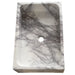 white marble wall mount bathroom vanity sink