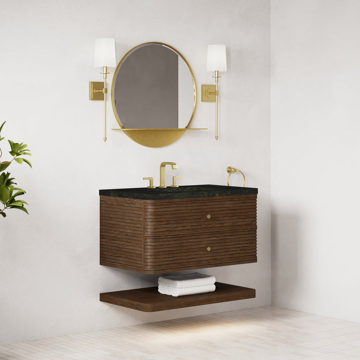 James Martin Allamari 36" Floating Single Bathroom Vanity, Sable