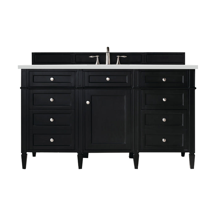 James Martin Brittany 60" Single Bathroom Vanity, Black Onyx