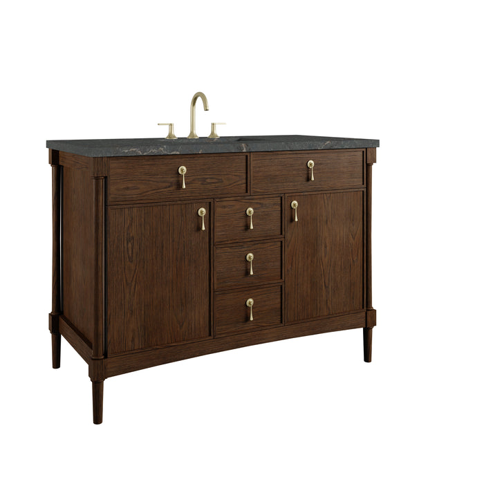 James Martin Kinnsden 48" Single Bathroom Vanity, Sable Oak